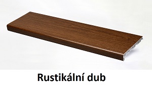 plastový parapet Renolit - Rustikální dub